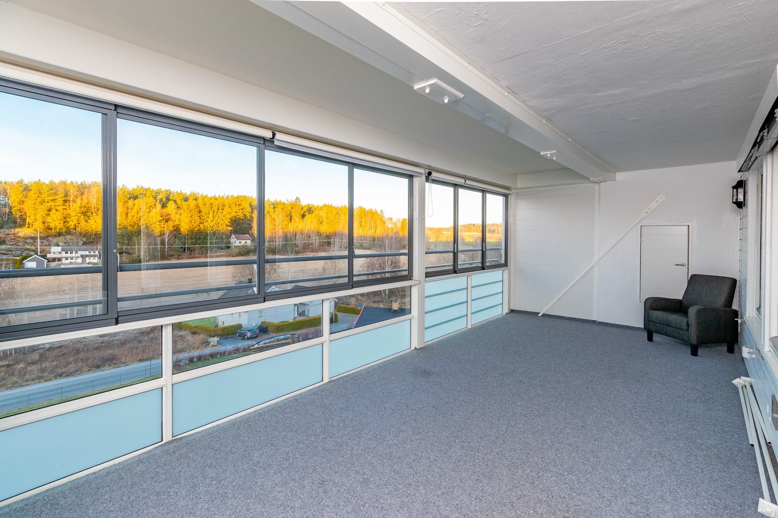 Utsikt mot vest Galleribilde