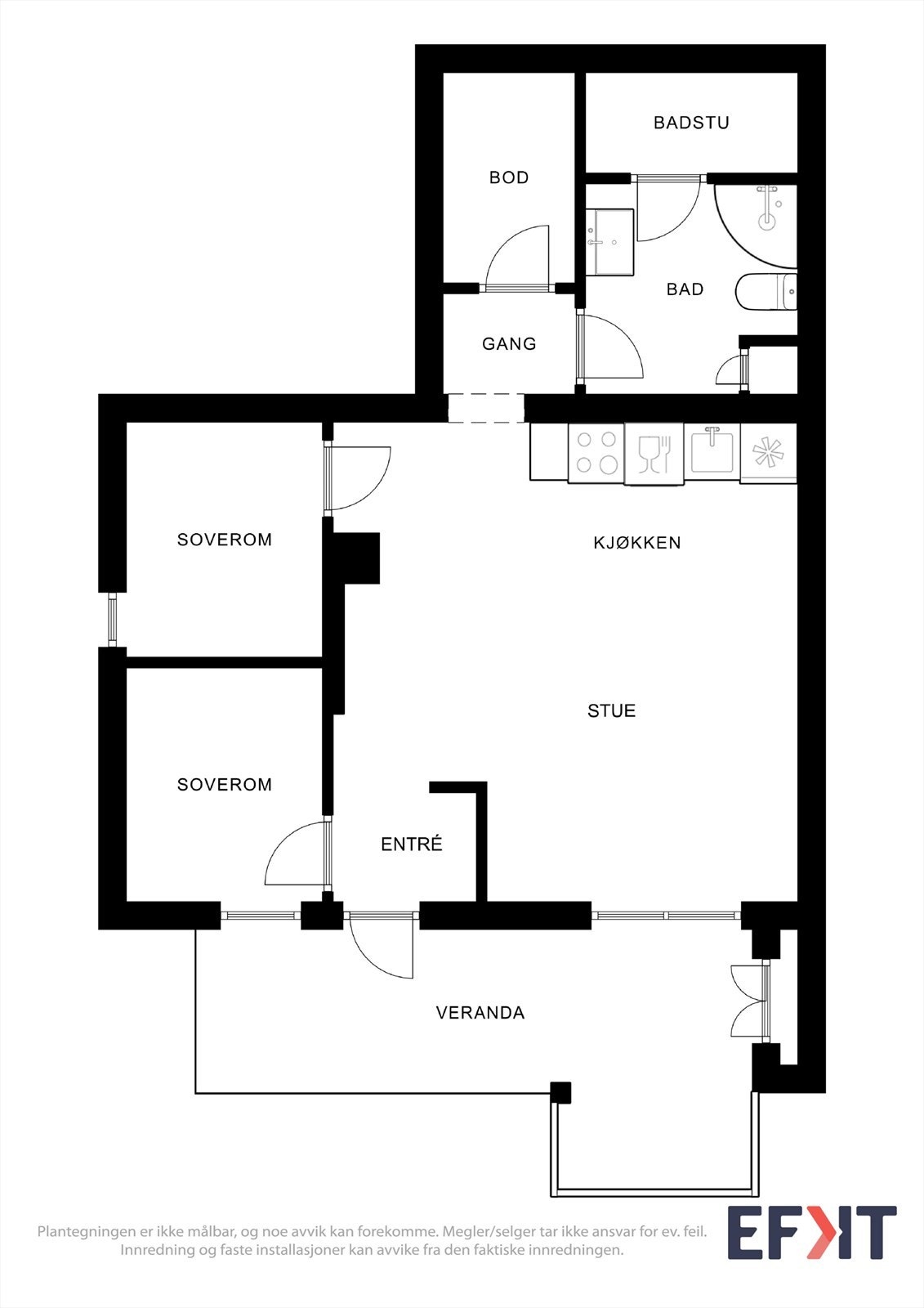 Plantegning Galleribilde
