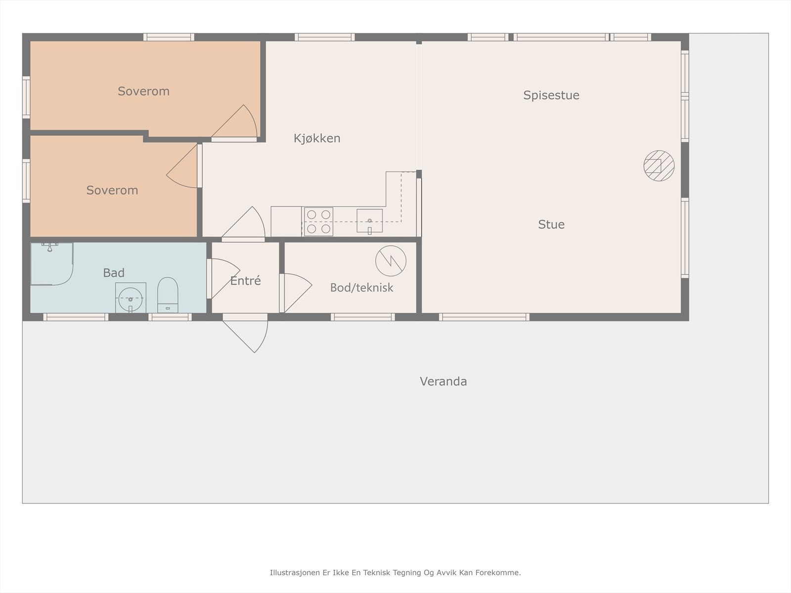 Plantegning Galleribilde