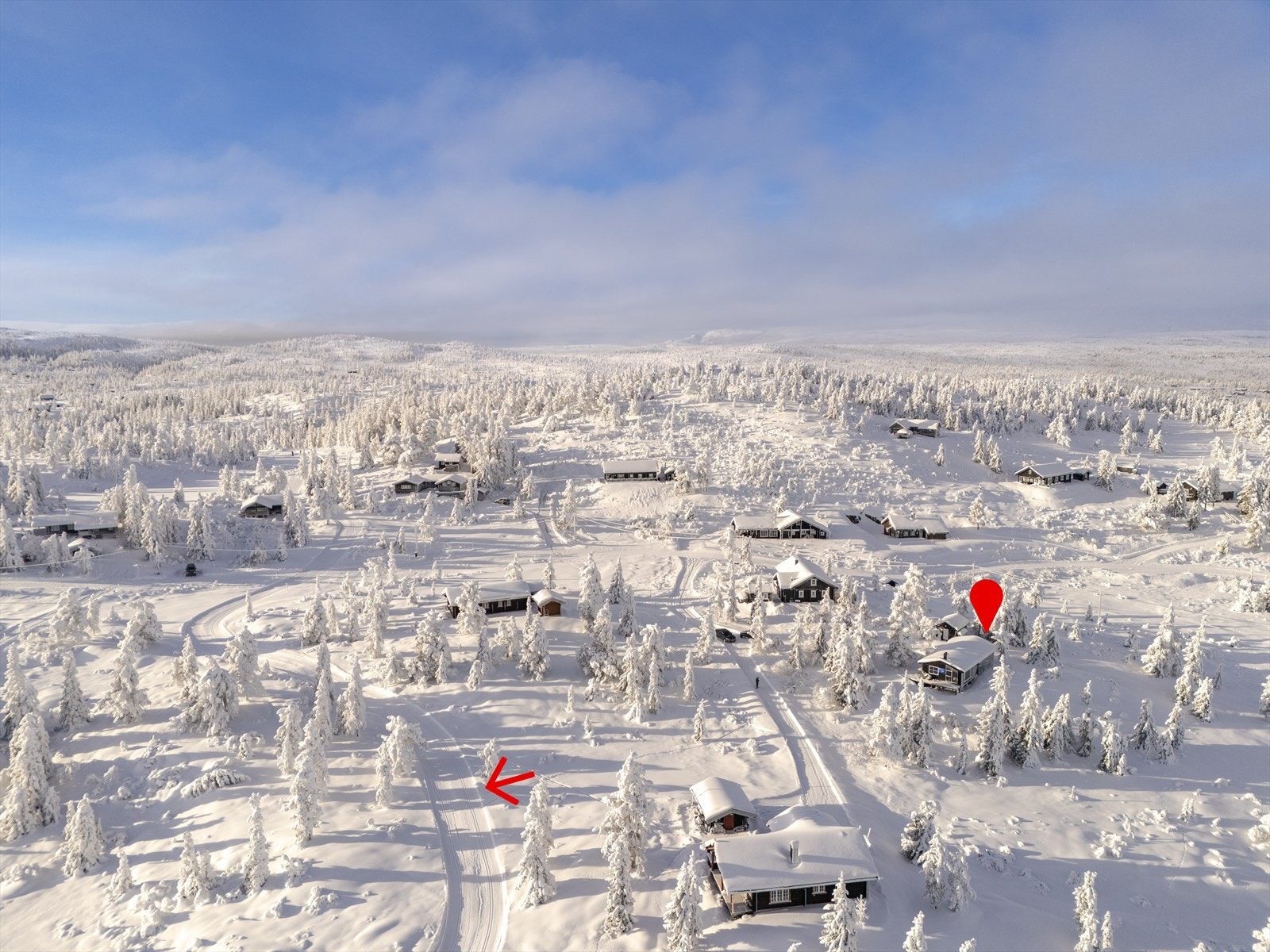 Småkupert og flatt innover, ypperlig for barnefamilier. Galleribilde