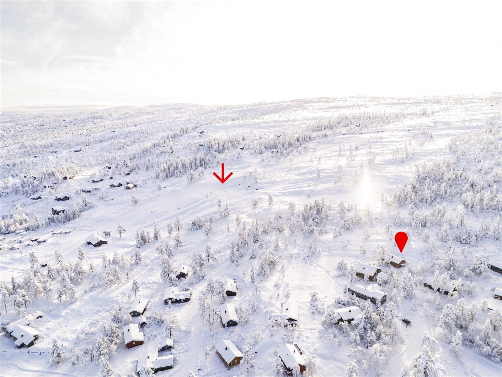 Hytta ligger dessuten flott til med Blefjellheisen som en av de nærmeste naboene rundt seg. Et fantastisk utgangspunkt for barnefamiliene. Galleribilde