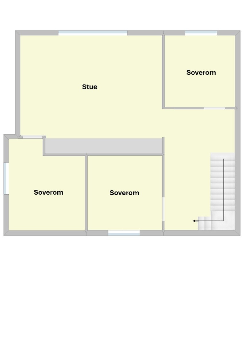 Planntegning 2. etg Galleribilde