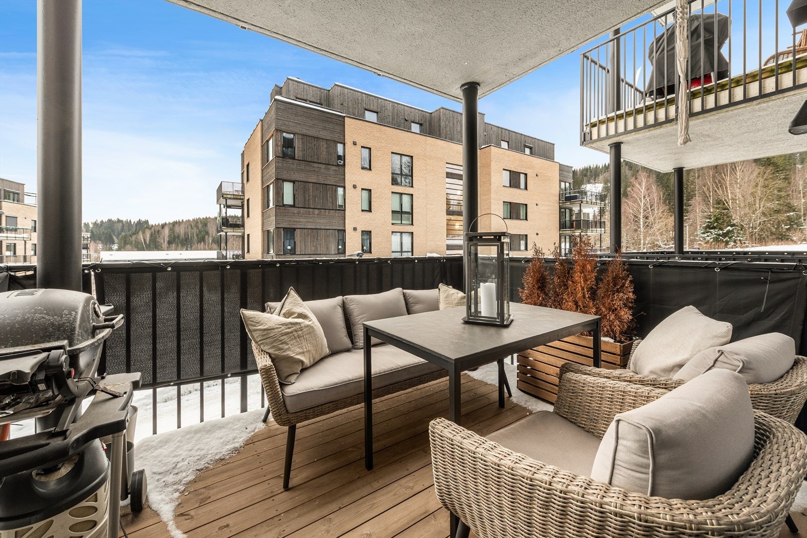 Her har du plass til utemøblement og grill! Galleribilde