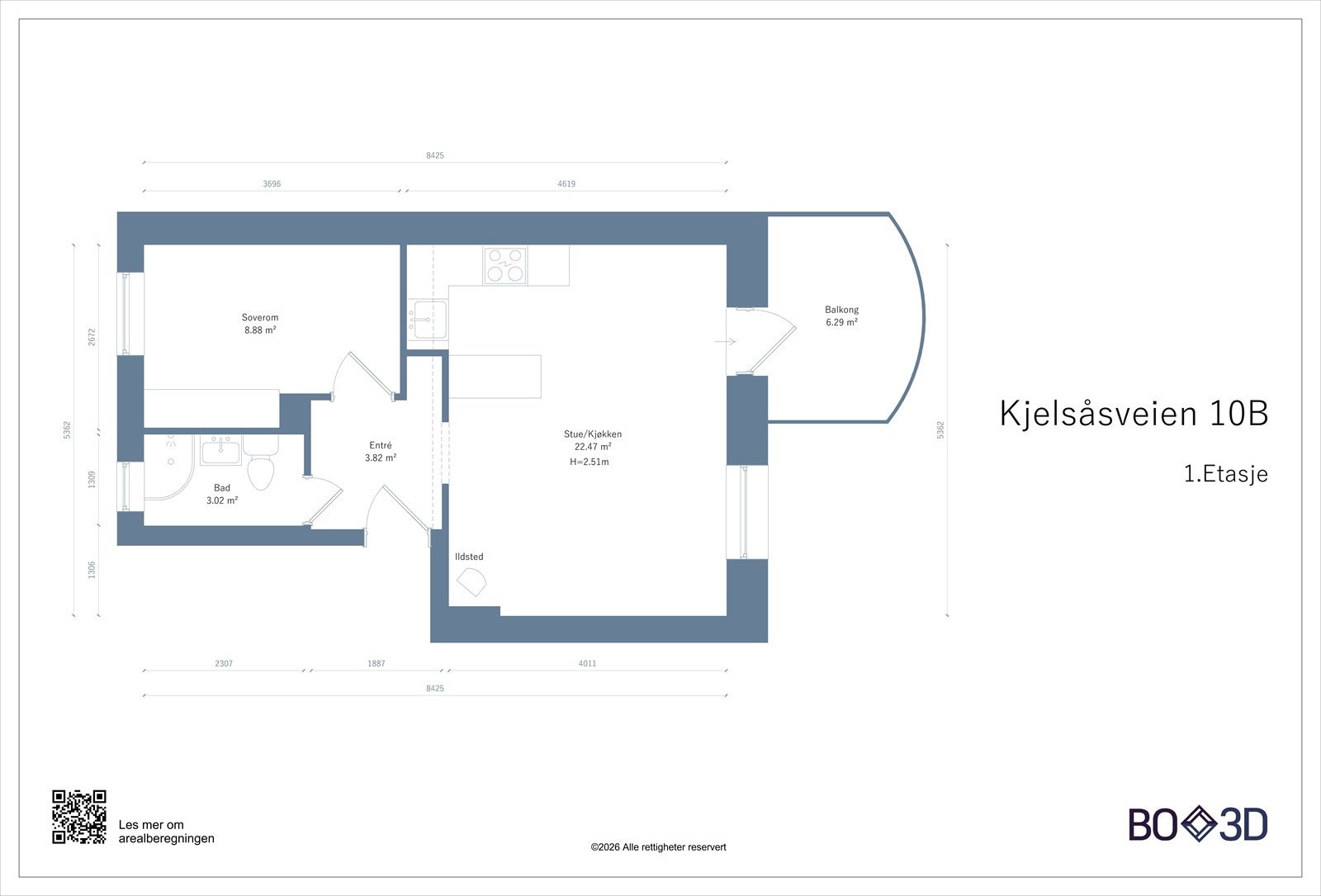 Plantegning Galleribilde