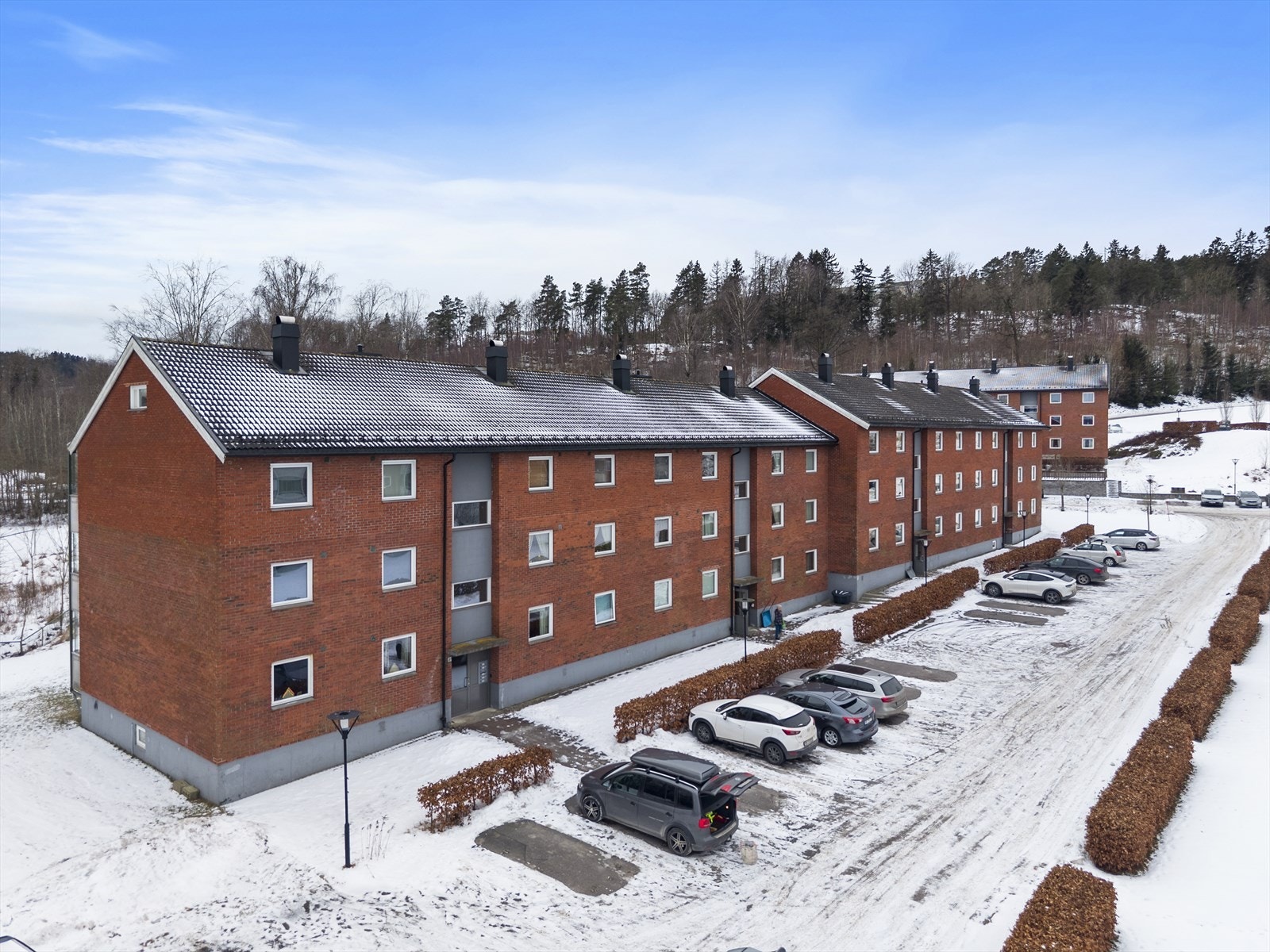 Borettslaget har 5 el-bil ladestasjoner med betalingsordning fra Plugpay Galleribilde