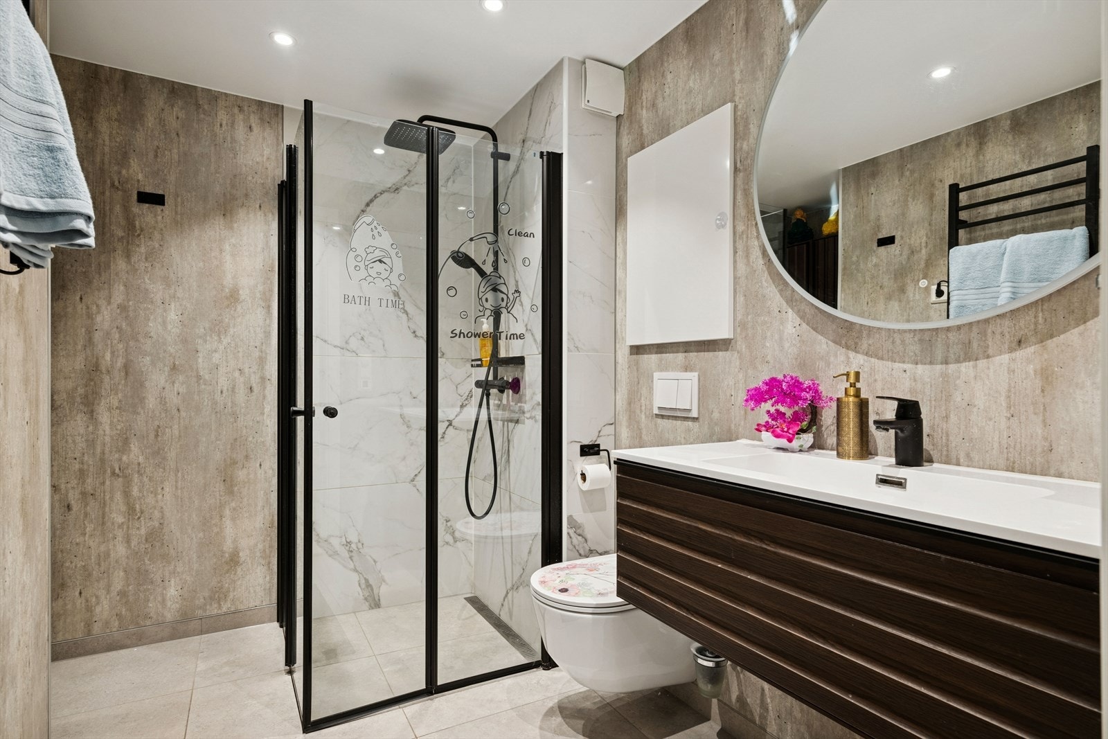 Flott baderom i 3. etasje renovert i 2024. Galleribilde