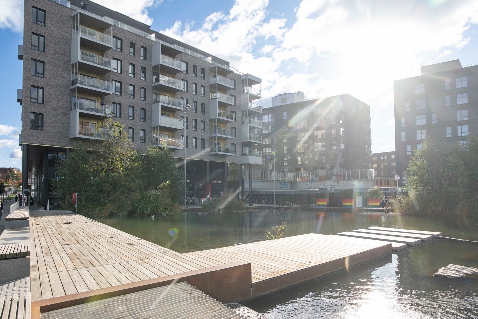 Dette er et urbant område som stadig er i utvikling. Galleribilde