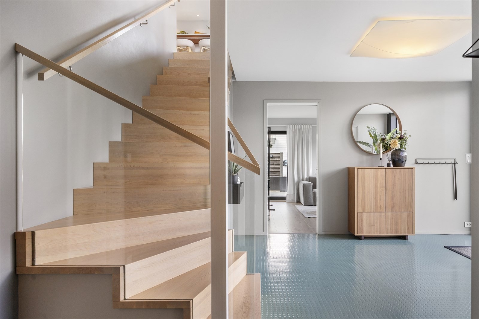 Fin trapp opp til andre etasje. Galleribilde