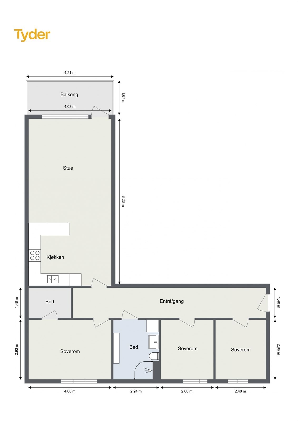 Plantegning Galleribilde