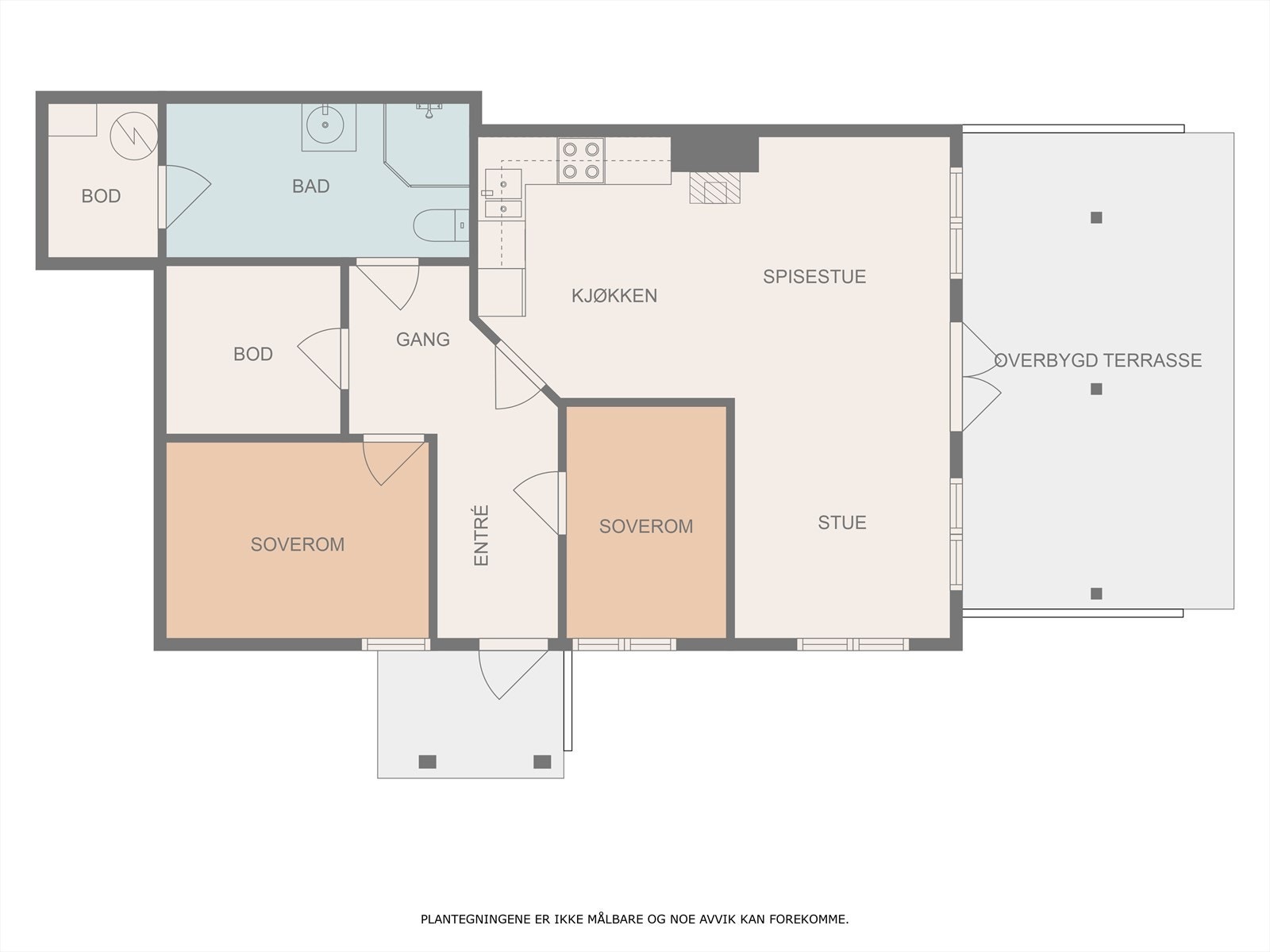 Plantegning Galleribilde