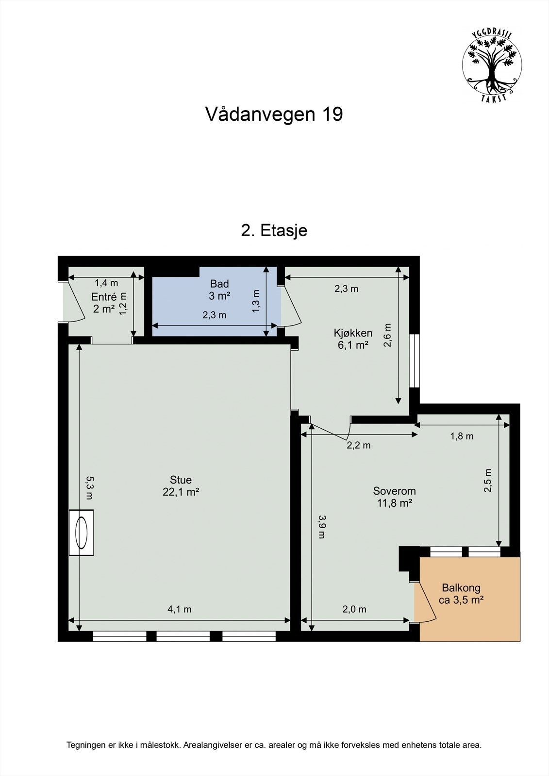Plantegning Galleribilde