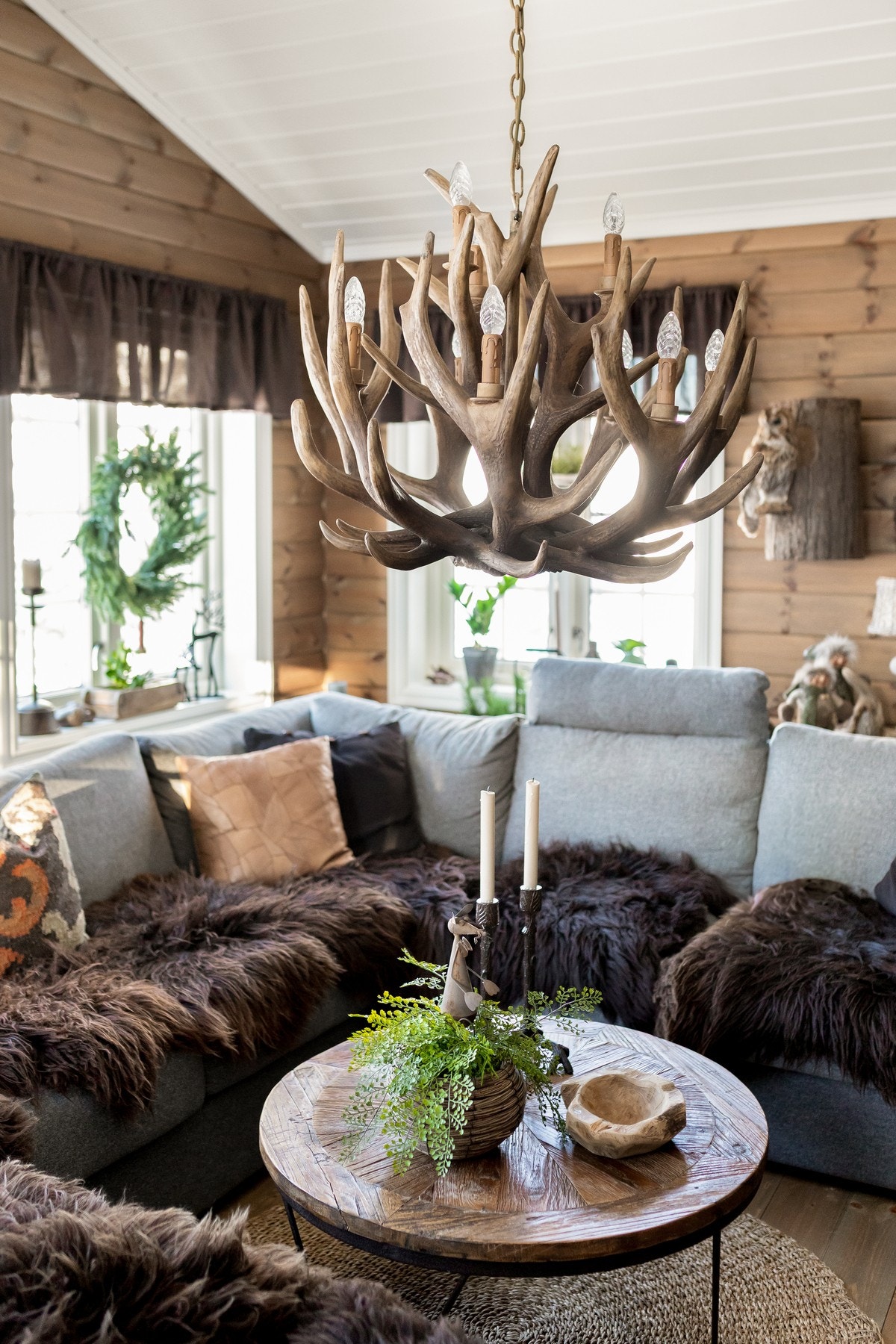 Her får man en familievennlig hytte med min. 13 soveplasser. Galleribilde