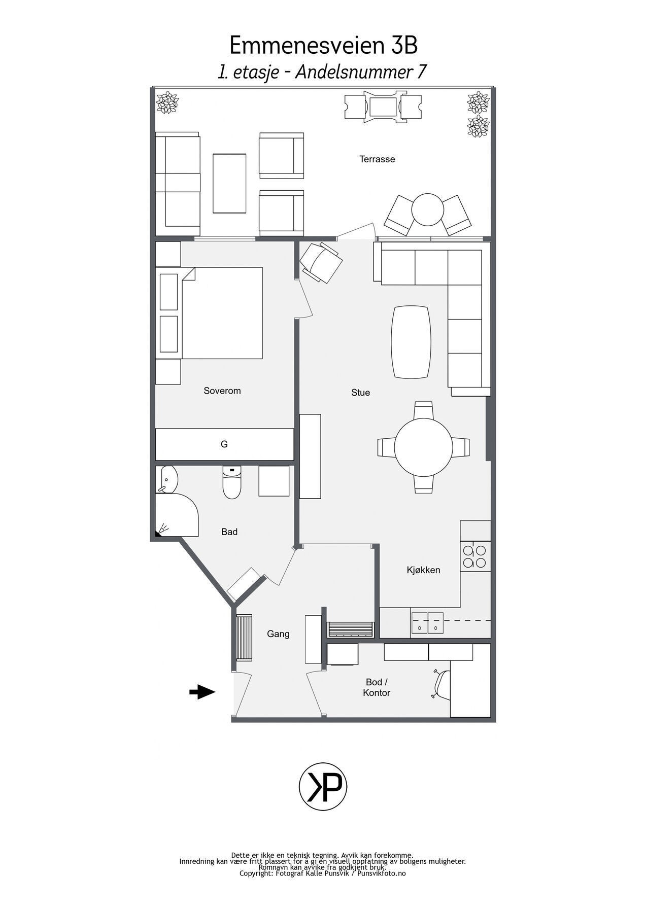 Plantegning Galleribilde
