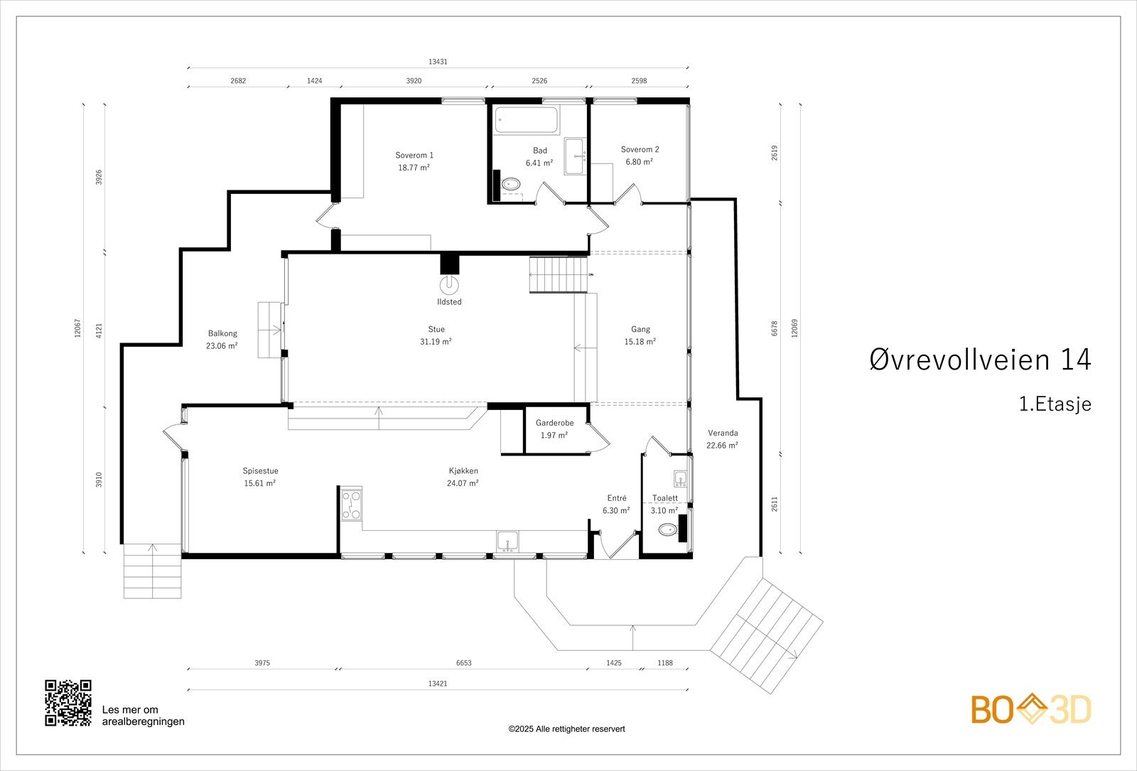 Øvrevollveien 14 - 1.Etasje. Galleribilde
