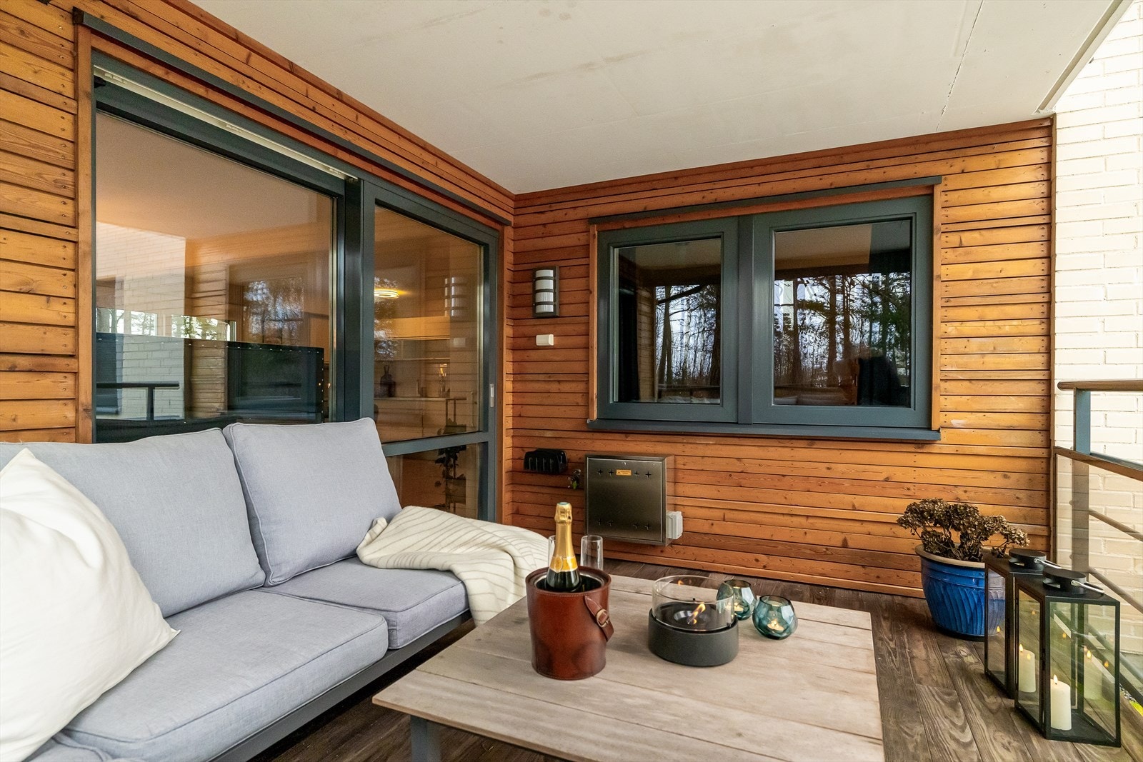 Her kan man nyte fine sommerkvelder. Galleribilde