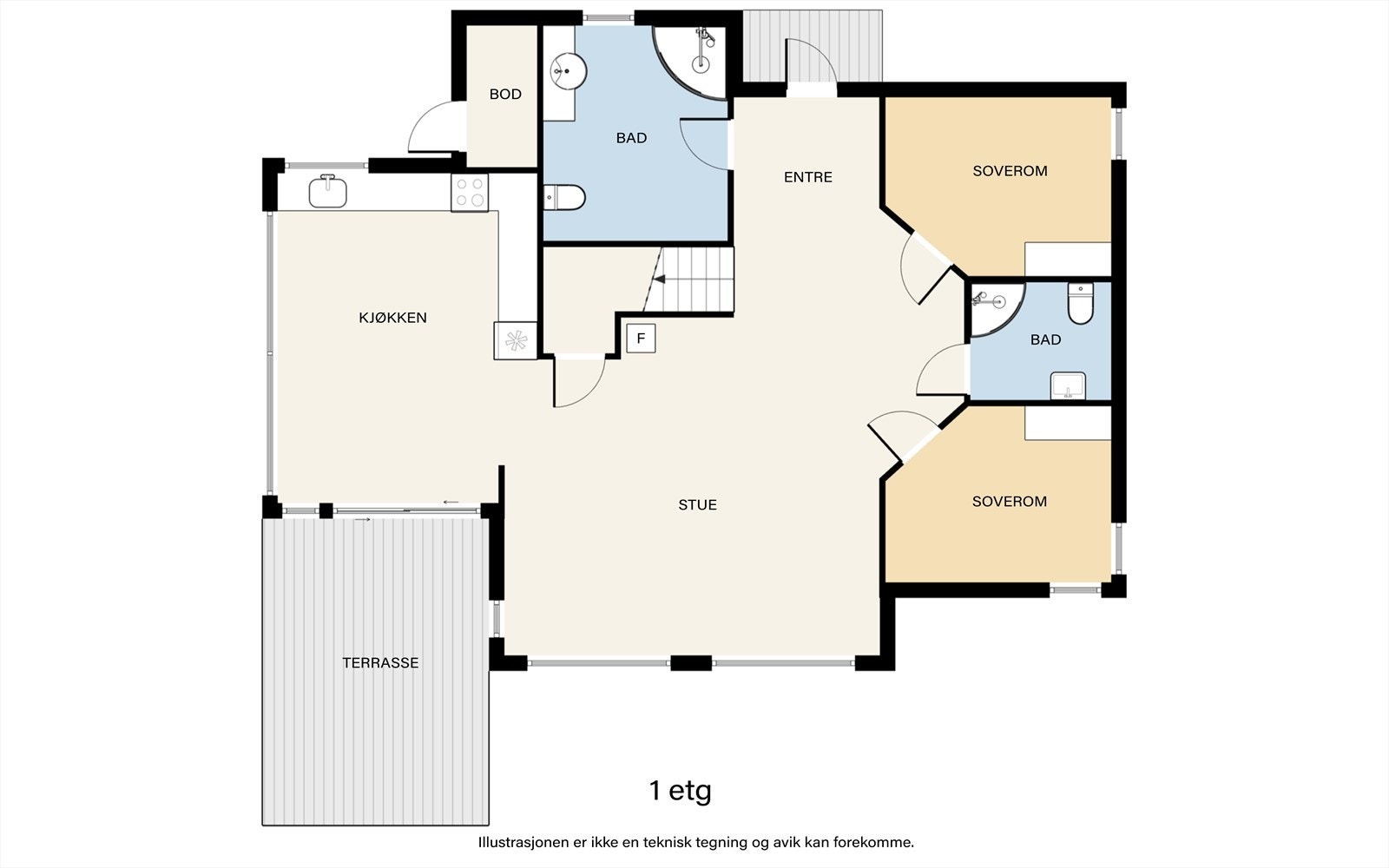 Plantegning hovedplan Galleribilde