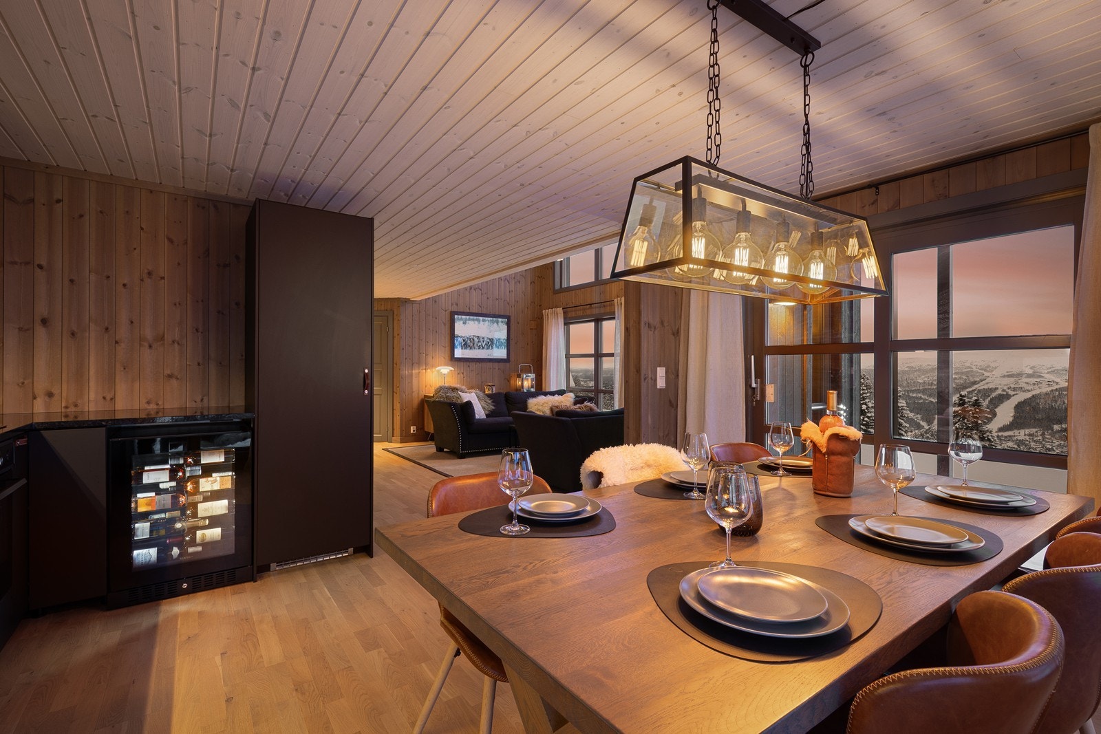 Spiseplass med hyggelig utsyn Galleribilde