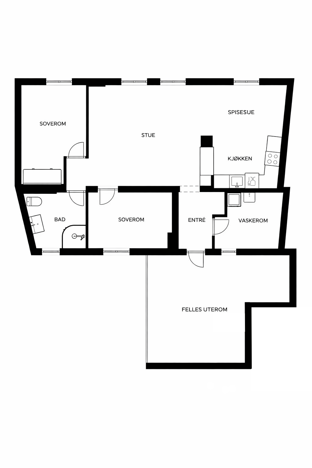 Plantegning Galleribilde