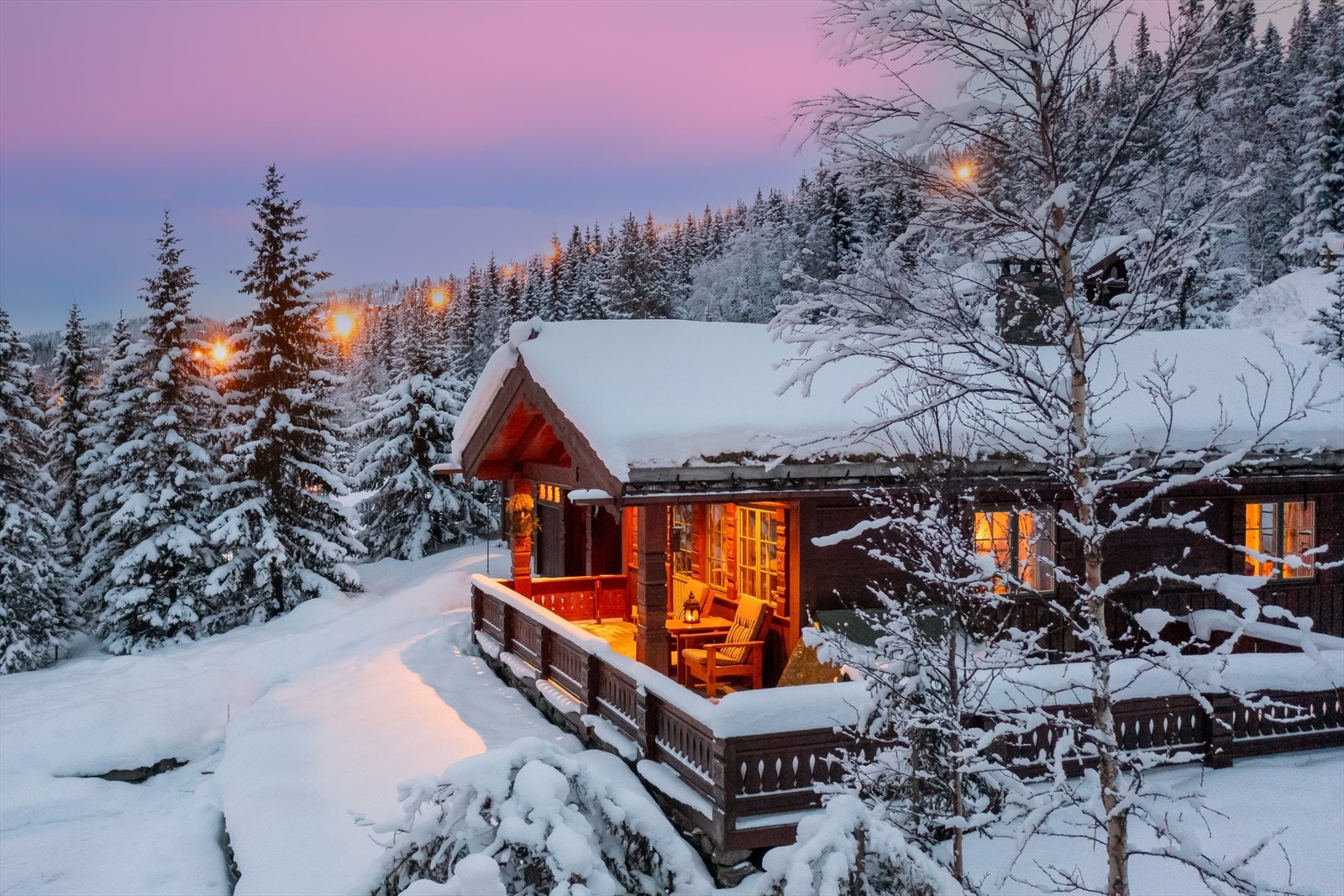 Hyggelig beliggenhet med nærhet til Nesfjellet alpint Galleribilde