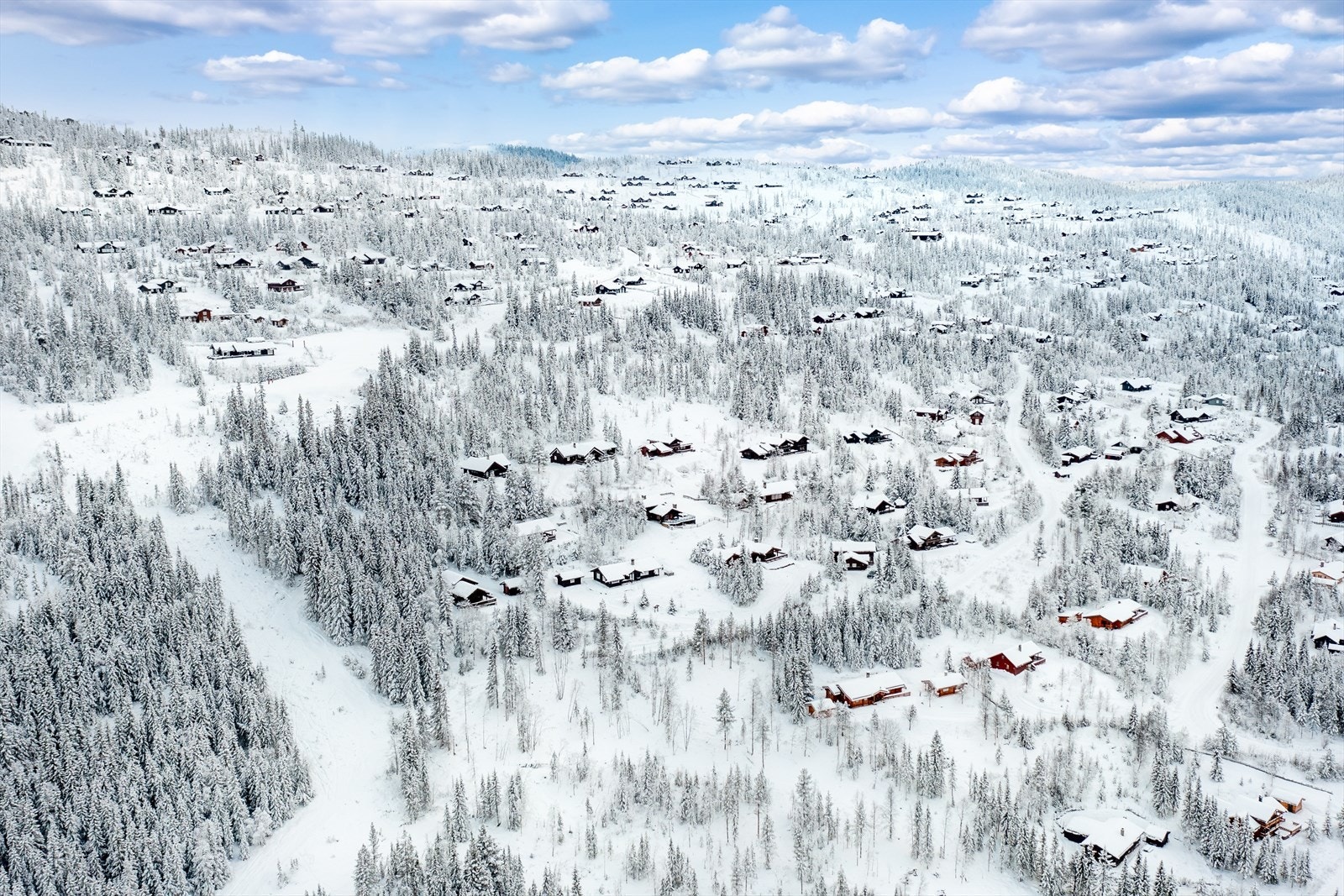 Tverrlie. Her ligger du i hjertet av Nesfjellet med kort vei til ski, alpint og golf Galleribilde