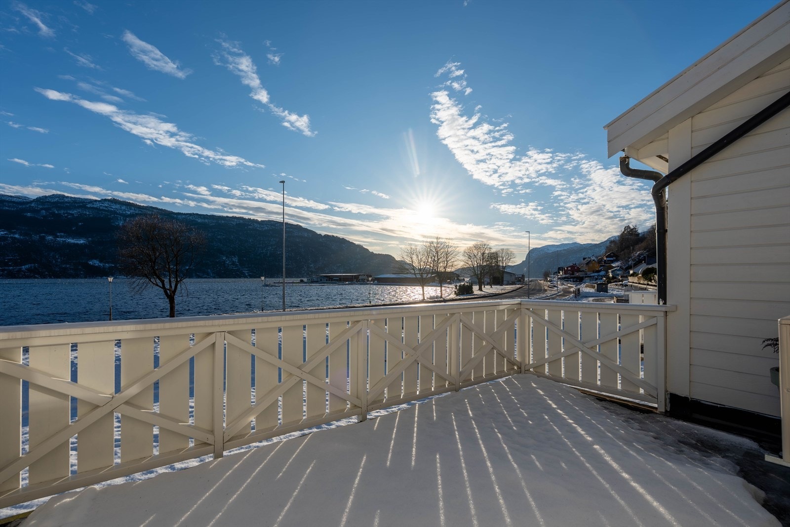 Balkong med nydelig utsikt Galleribilde