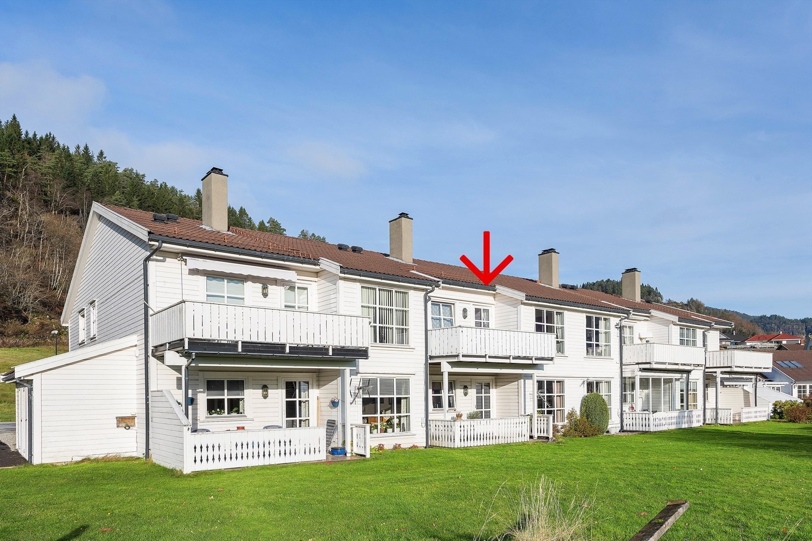 Fasade sommer Galleribilde