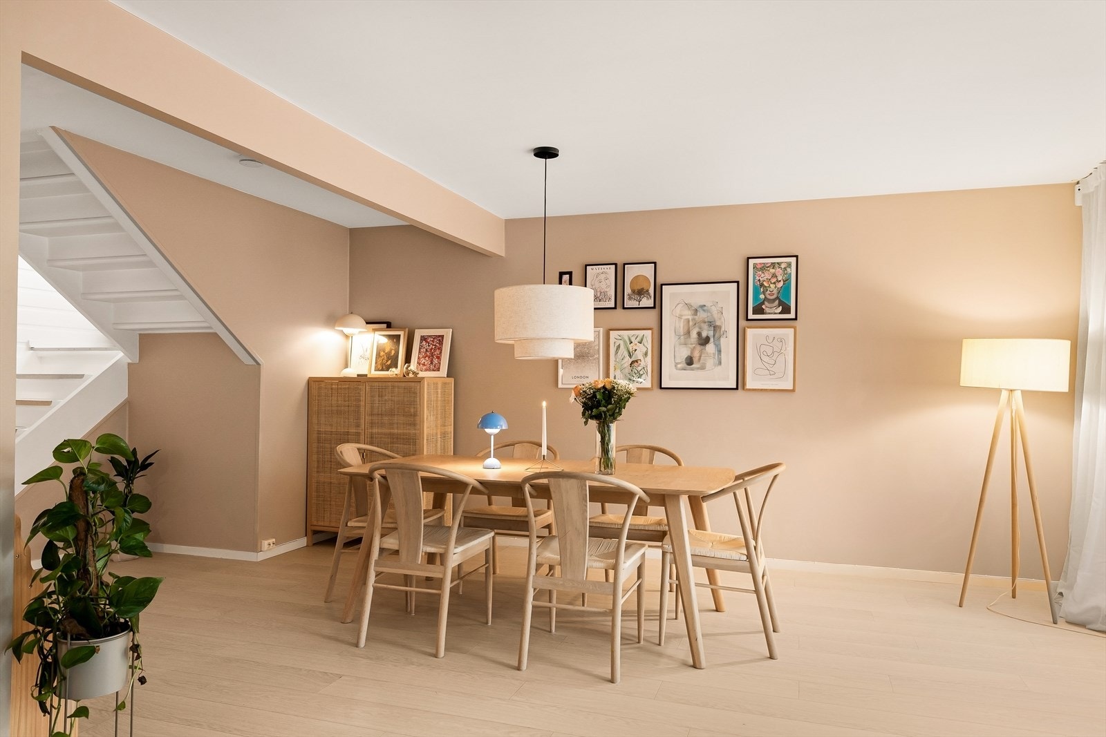 Gulvvarme i stua Galleribilde