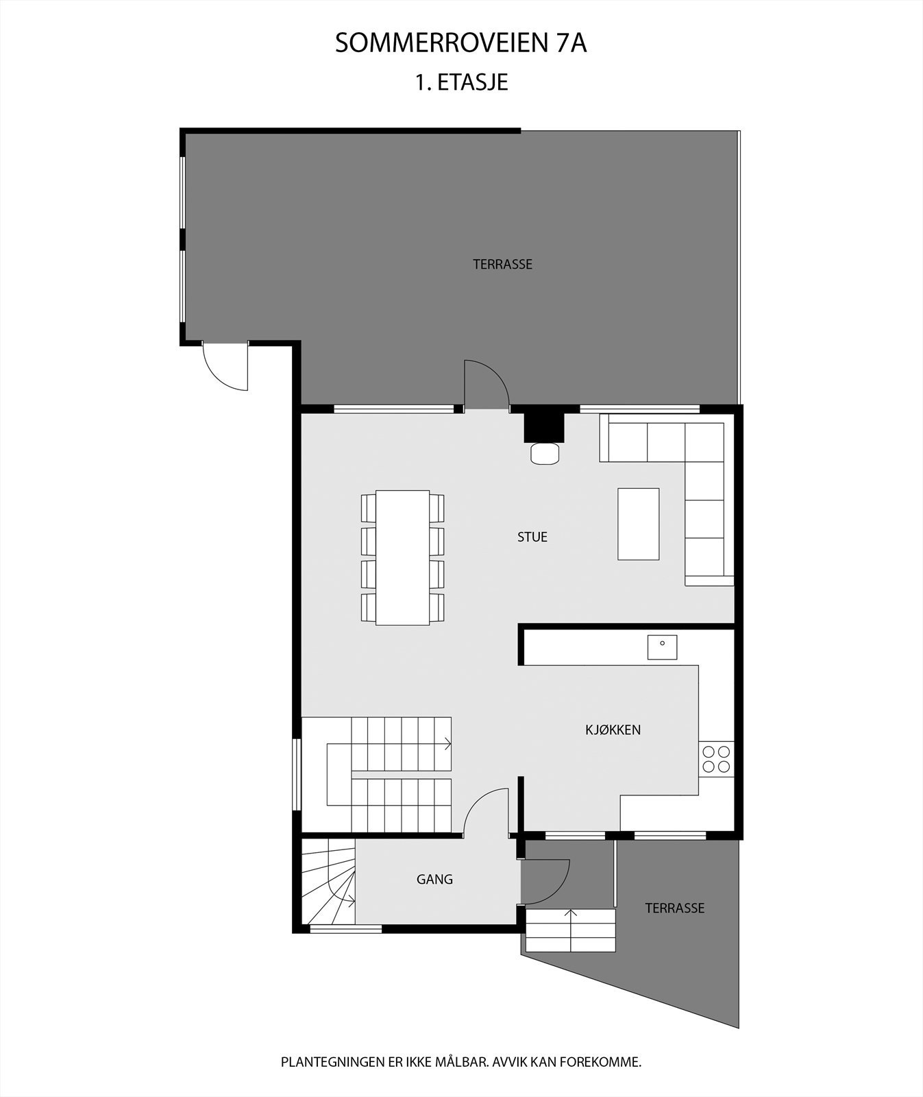 Plantegning 1ETG Galleribilde