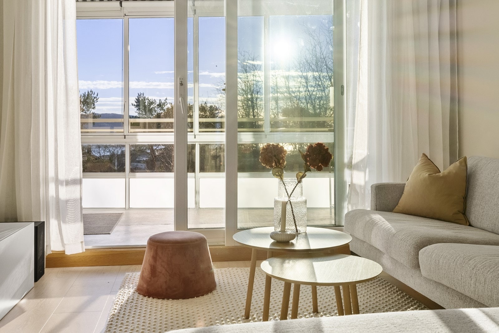 Leiligheten har ingen innsyn. Galleribilde