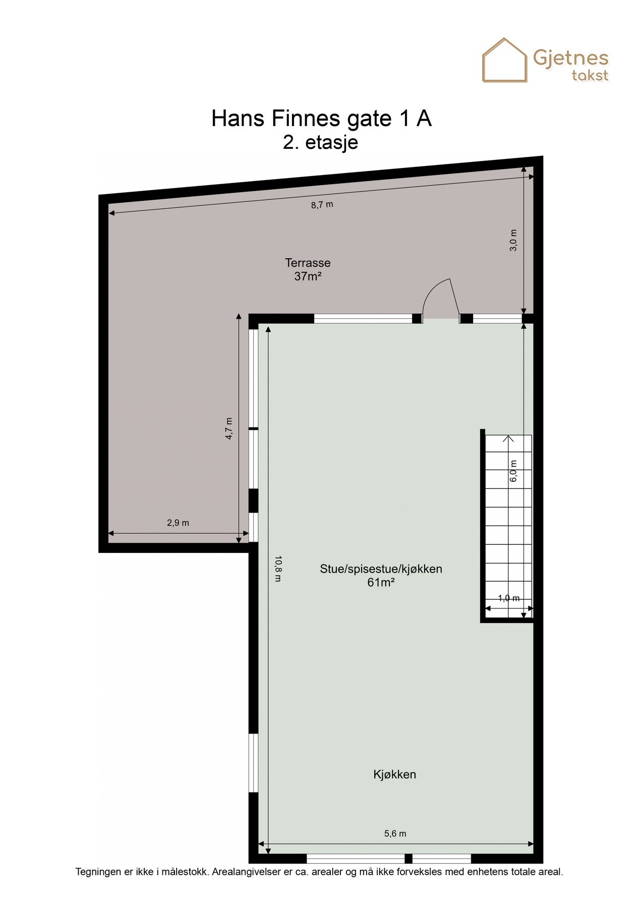 Plantegning 2.etasje. Galleribilde