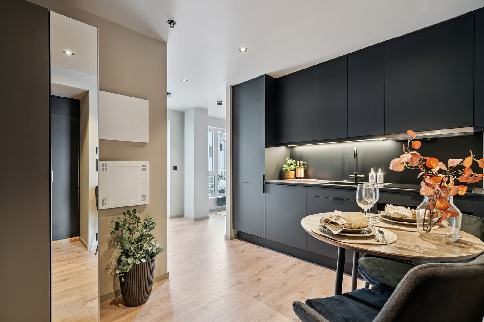 PrivatMegleren har gleden av å presentere leilighet G i det nye boligprosjektet Kirkegata 3 - en ny og arealeffektiv 2 roms eierleilighet. Galleribilde