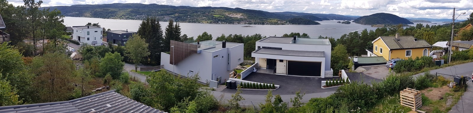 Utsiktsbilde fra Sogstikollen 12A, en fantastisk boligtomt med rammetillatelse Galleribilde