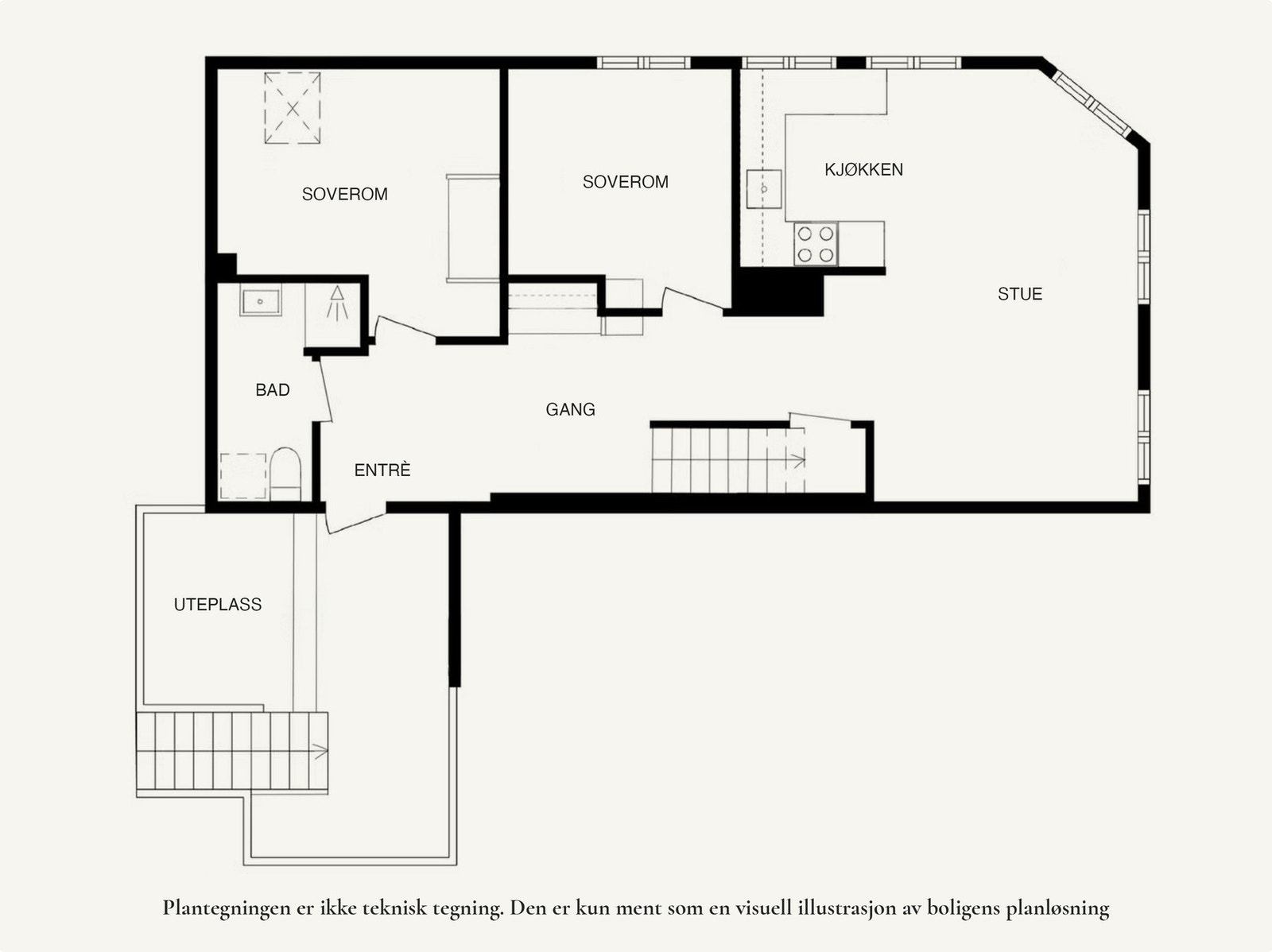 Plantegning. Galleribilde