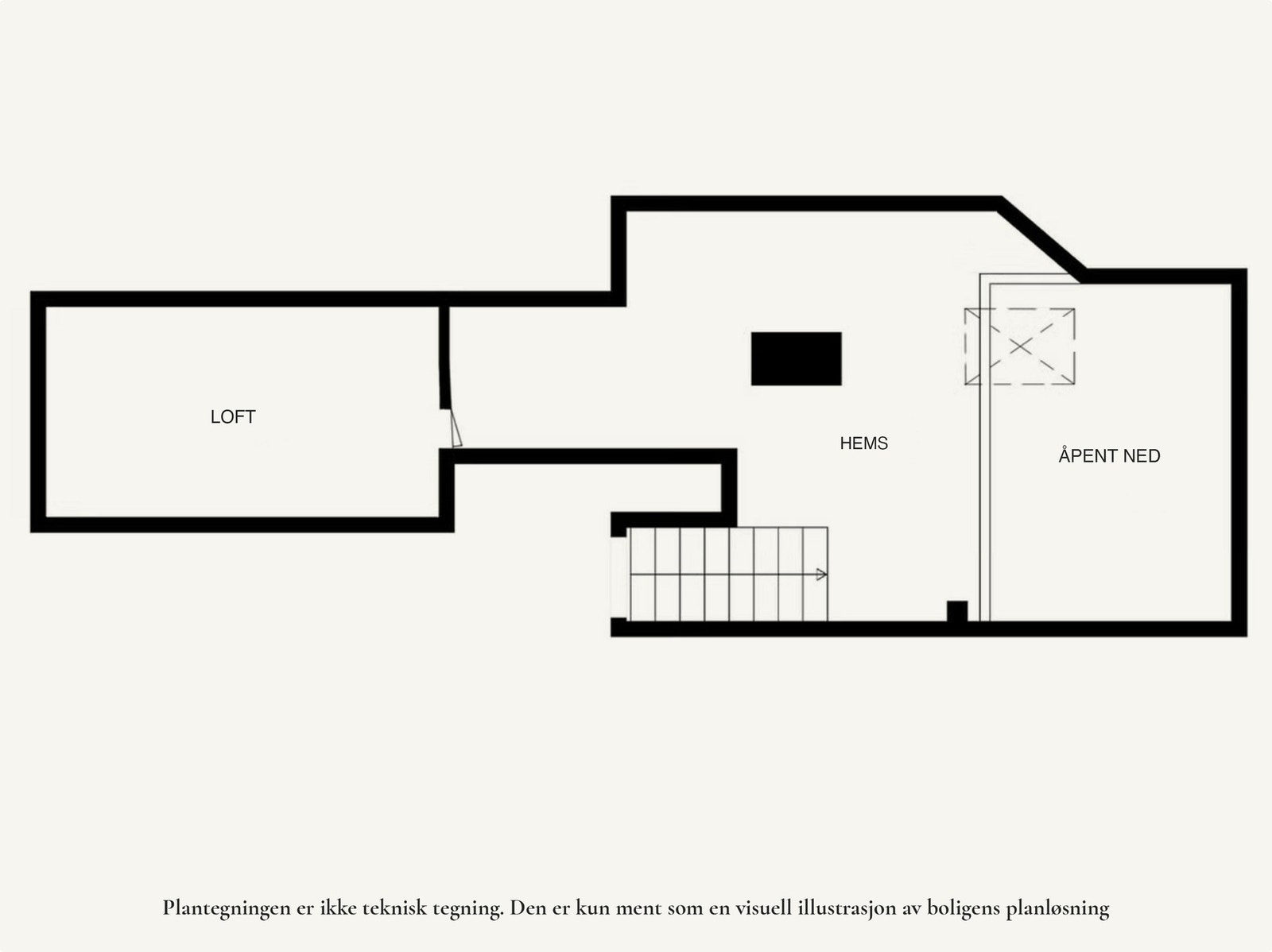Plantegning hems. Galleribilde