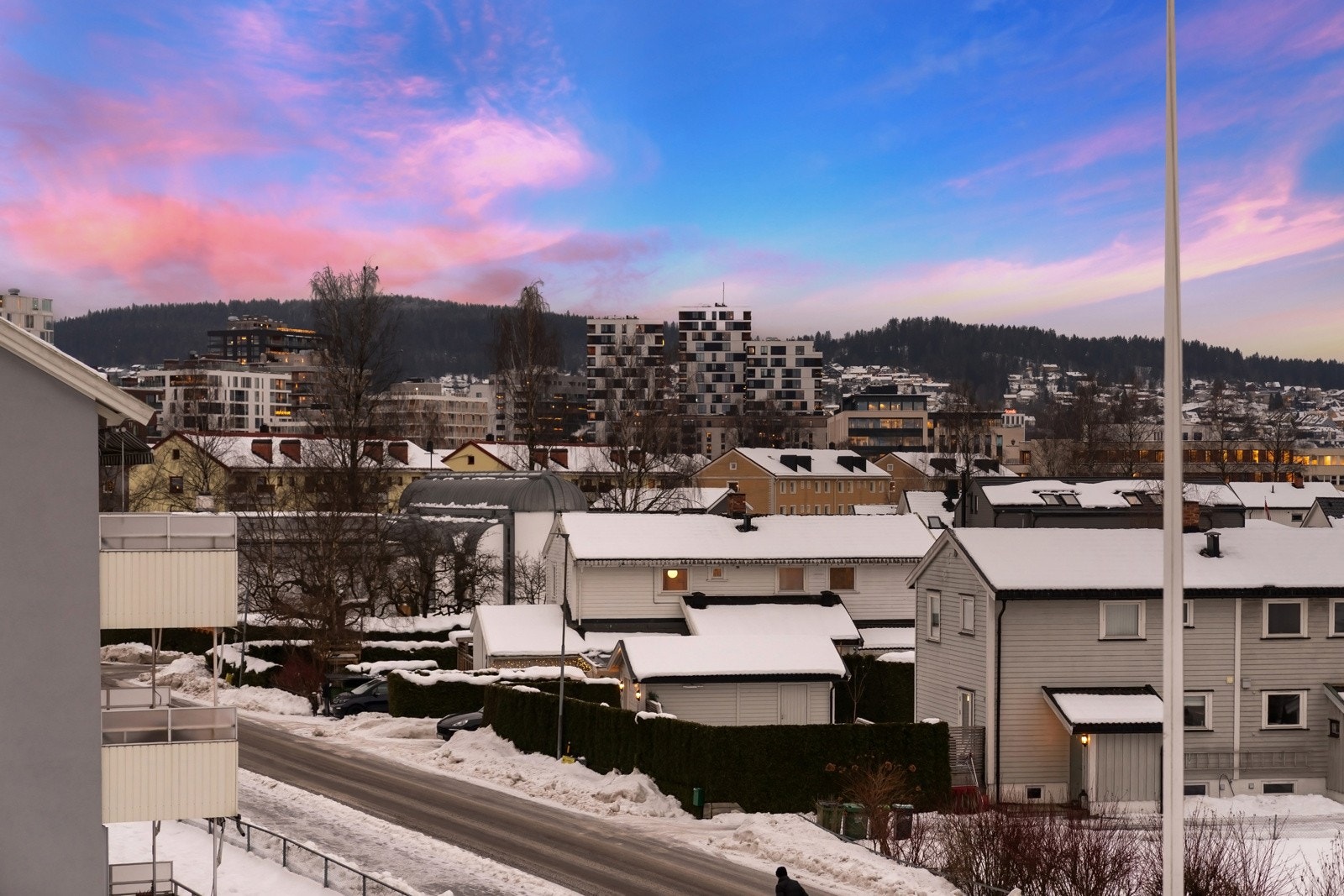 Utsikt fra toppetasjen. Galleribilde