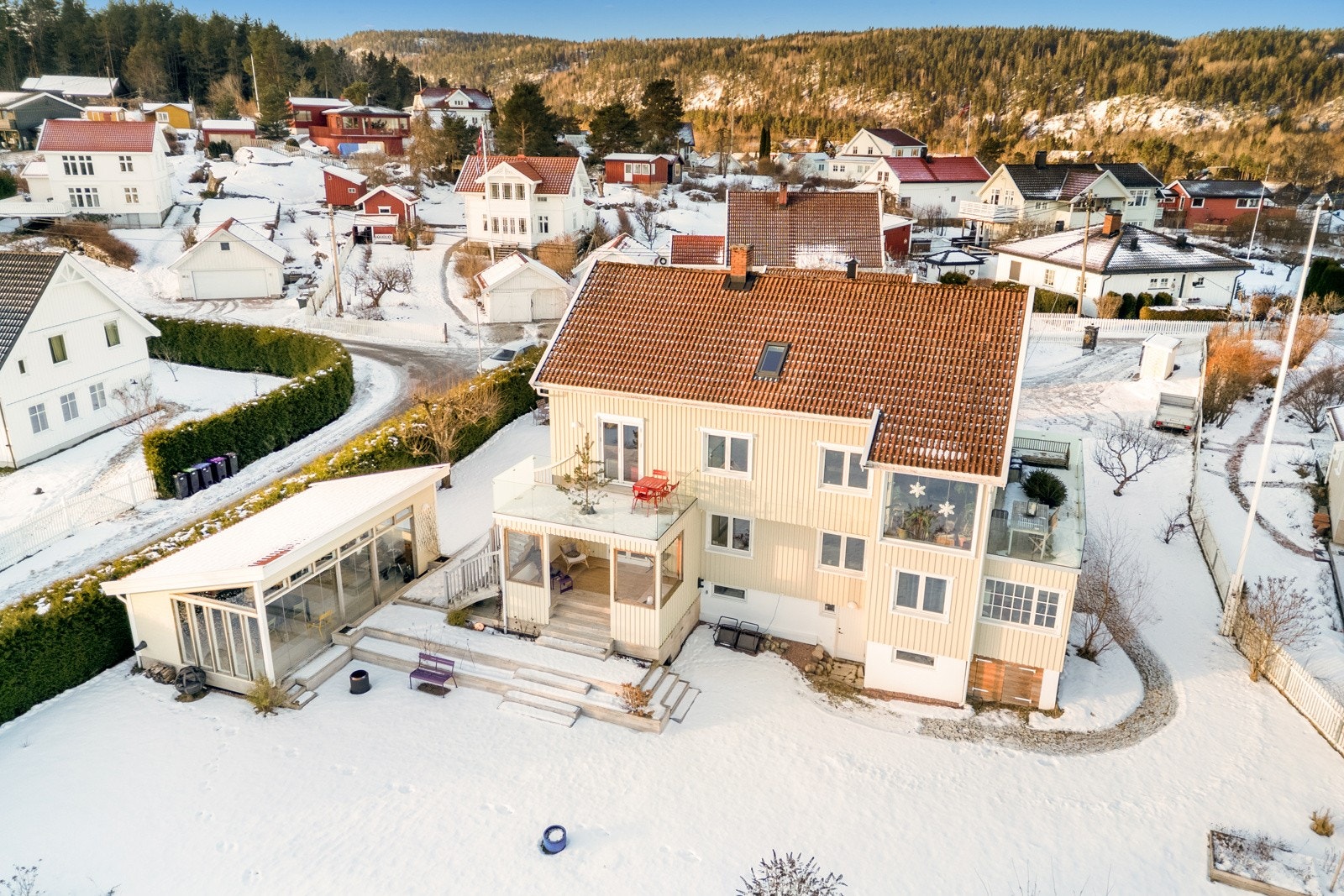 Vinterstemning i Gartnerveien Galleribilde