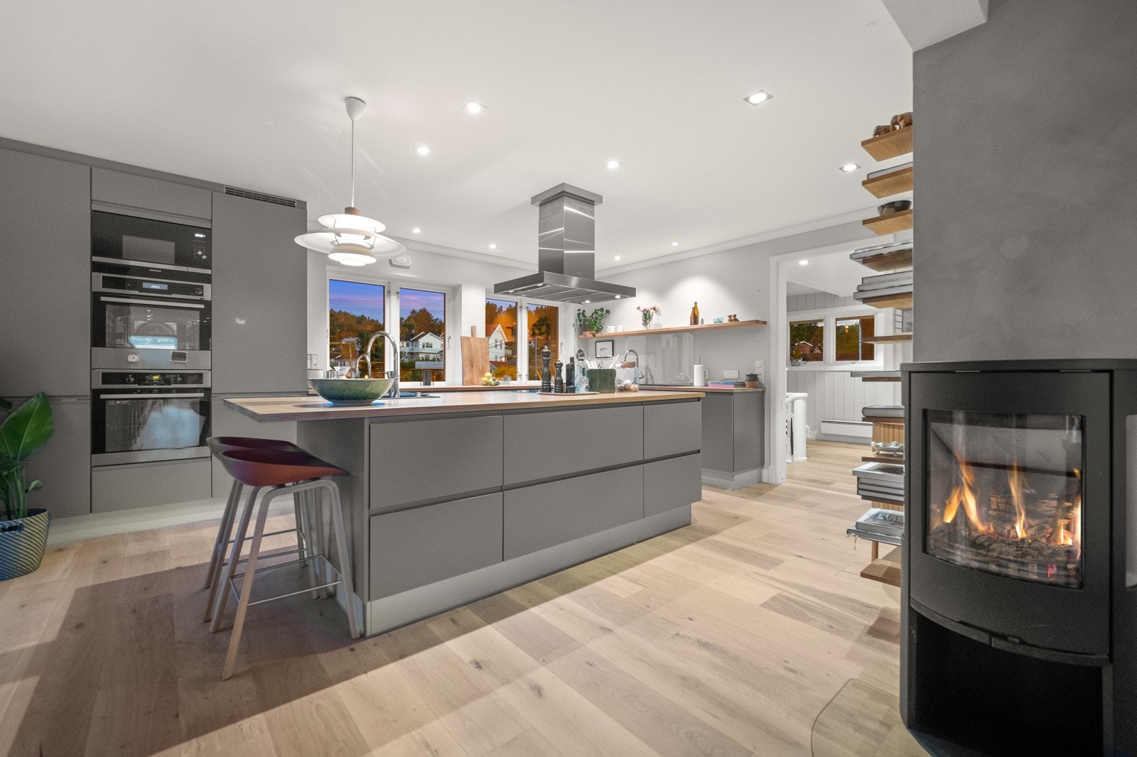 Kveldsstemning Galleribilde