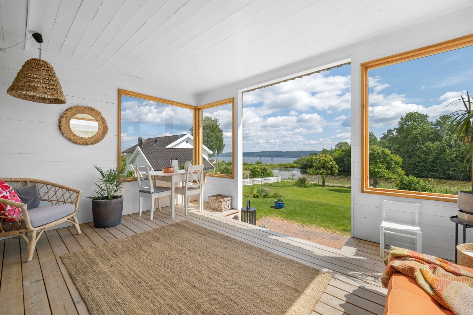 Innebygget terrasse Galleribilde