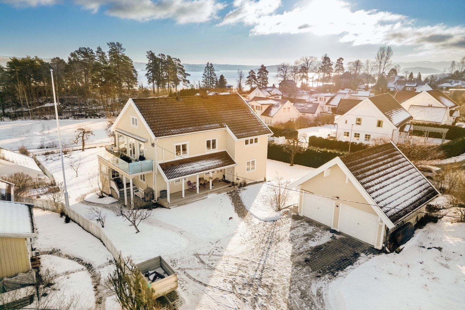 Eiendommen har gode solforhold Galleribilde