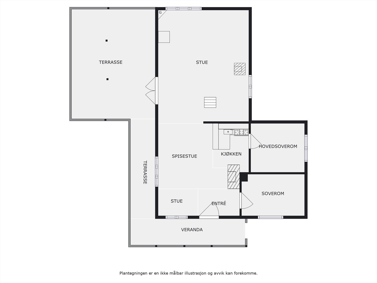 Planskisse. Galleribilde