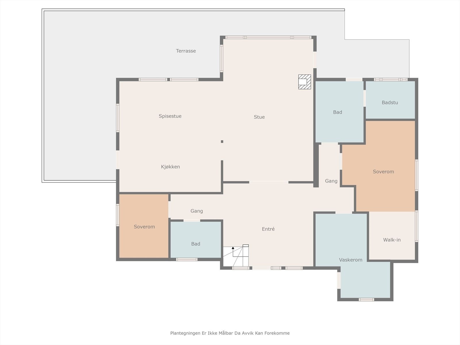 Plantegning 1.etasje Galleribilde