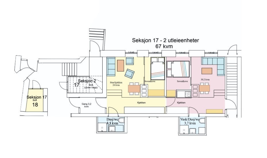 Plantegning Galleribilde