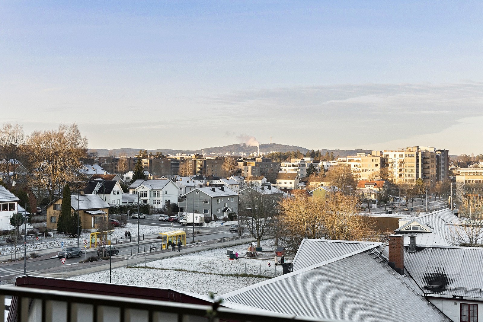 Utsikt fra balkongen. Galleribilde