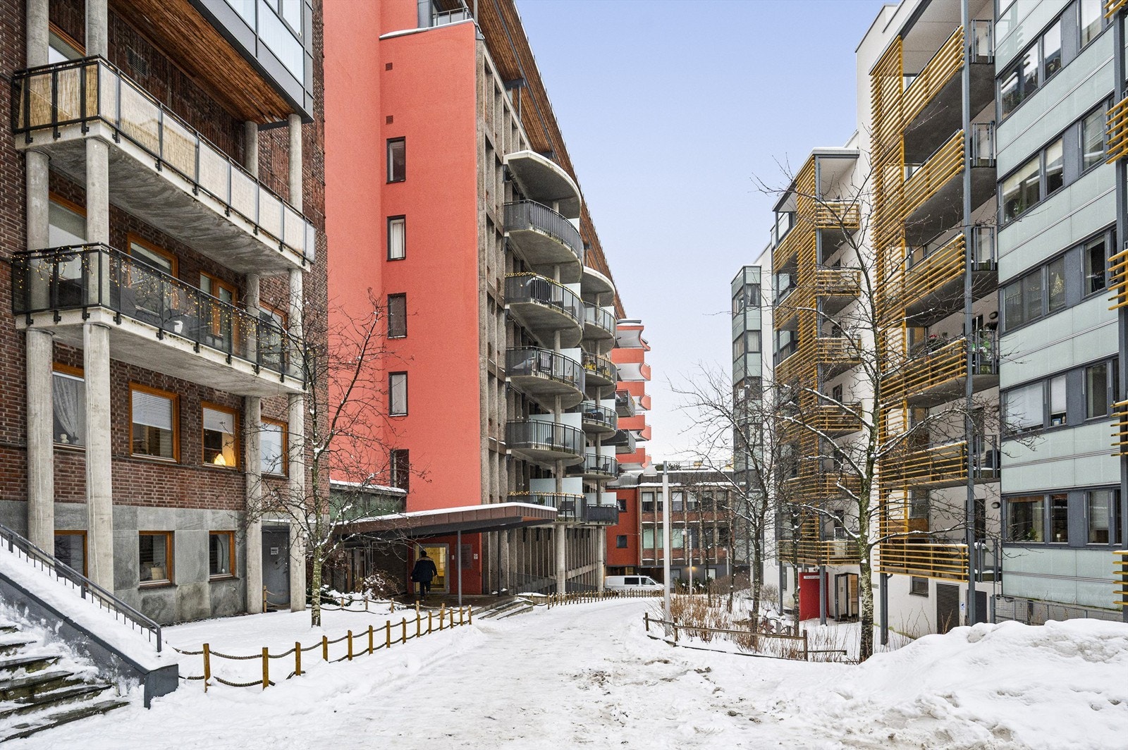 Pilestredet Park er et prisvinnende boligområde, kjent som en rolig og grønn oase i byen. Galleribilde