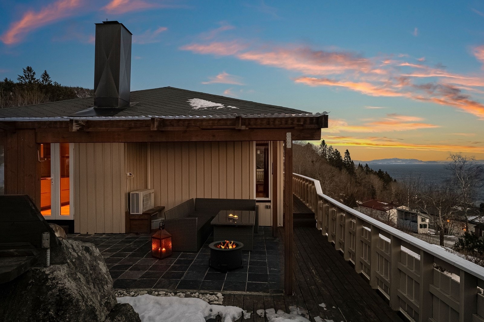 Koselig uteplass. Galleribilde