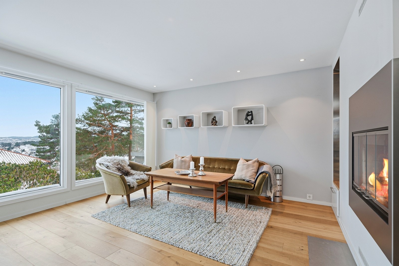 Her kan du lene deg tilbake og se på utsikten. Galleribilde