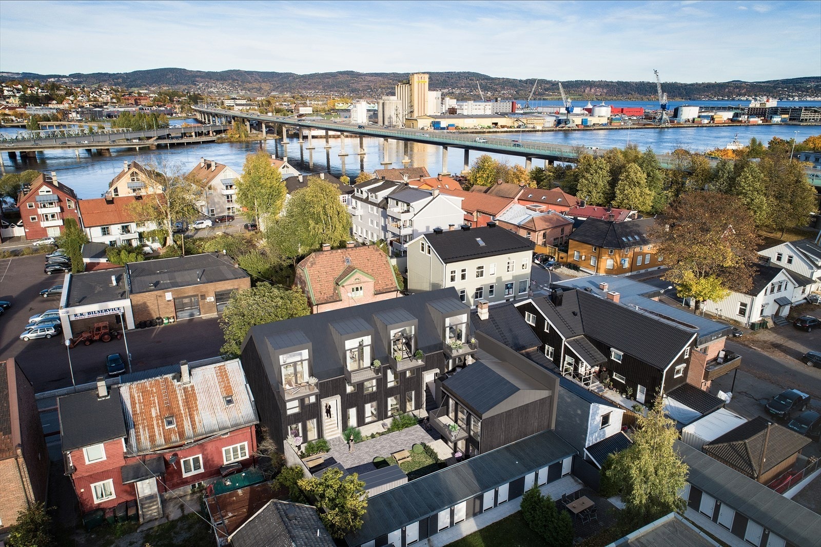 Sentral beliggenhet Galleribilde