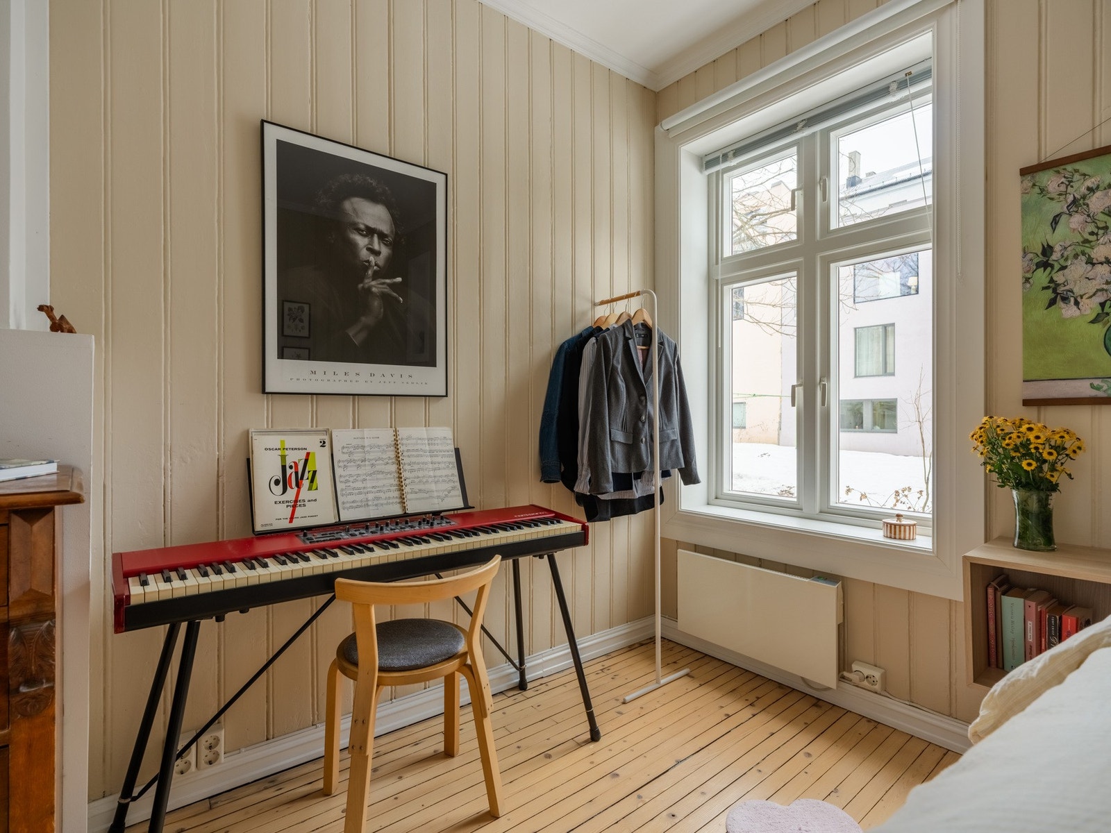 Trenger du hjemmekontor kan du for eksempel ha det her. Galleribilde