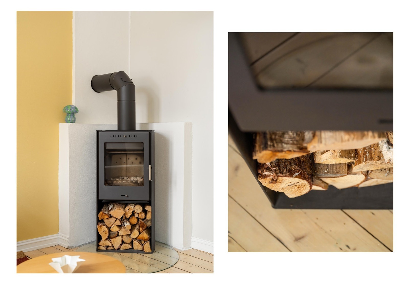 Nå som det er vinter og kaldt ute, kommer peisovnen svært godt med. Den gir også litt ekstra hygge og stemning. Galleribilde