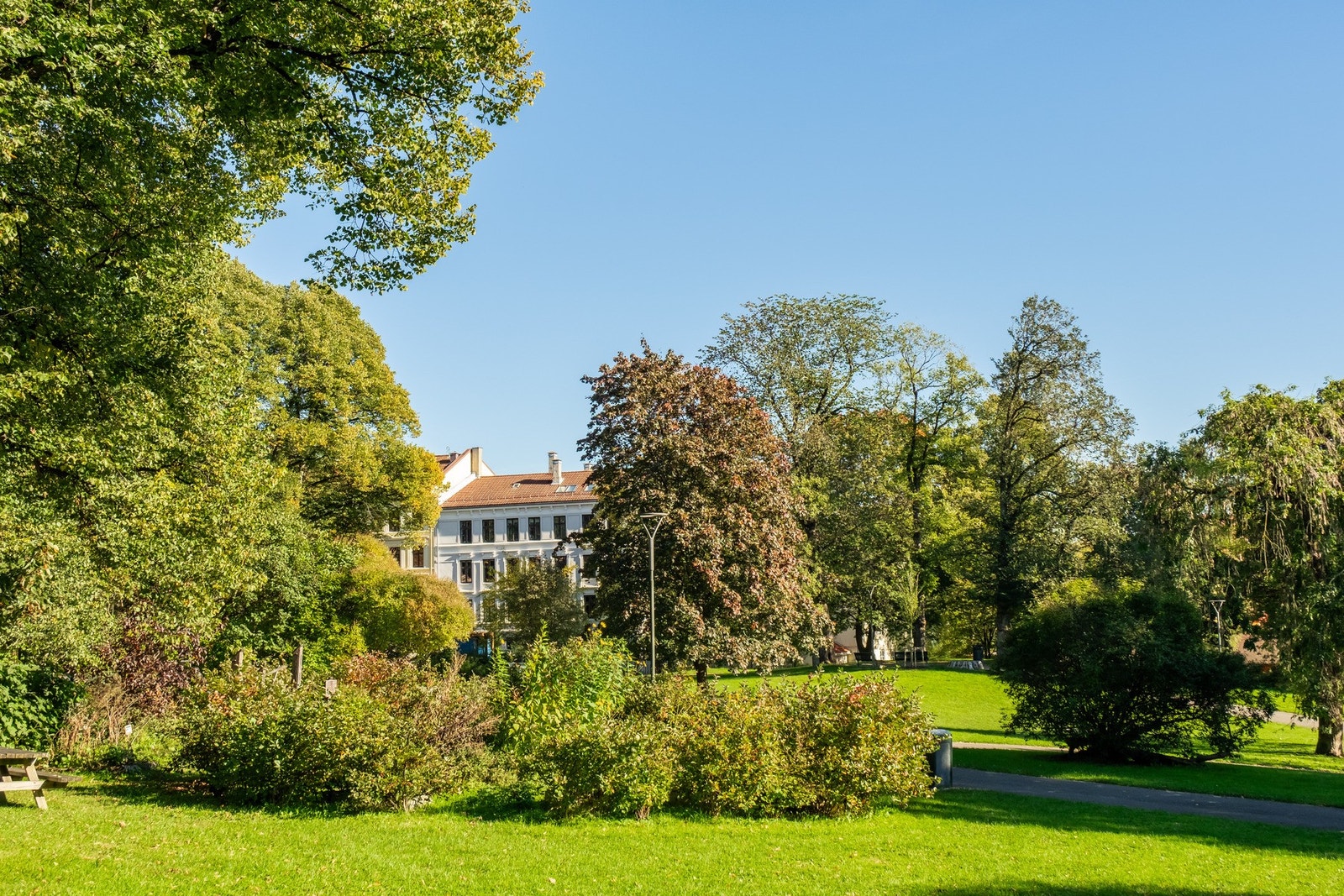 Her bor du i svært rolige og frodig omgivelser, med Bjølsenparken som nærmeste nabo. Denne kommer du til å like! Galleribilde